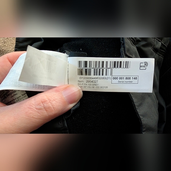 Women's Black Ski Pants - Picture 7 of 7